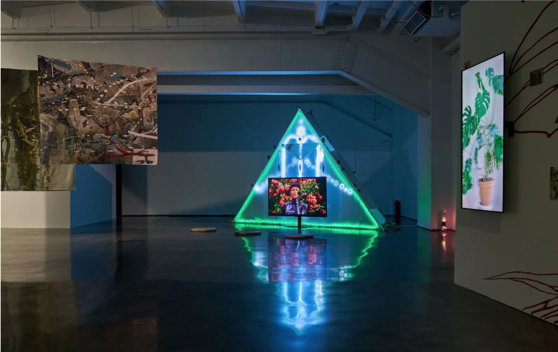 Exhibition view, *Multispecies Clouds*, Macalline Arts Center, Beijin, 2023.