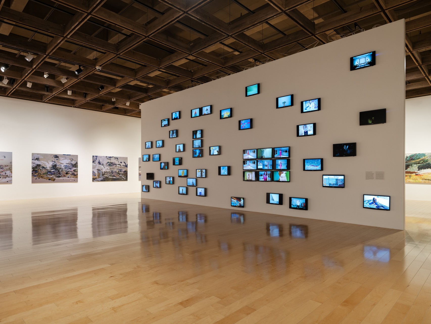 Vue d’exposition, « sapphire cinnamon viper fairy », Palm Springs Museum, Palm Springs, USA, 2022.