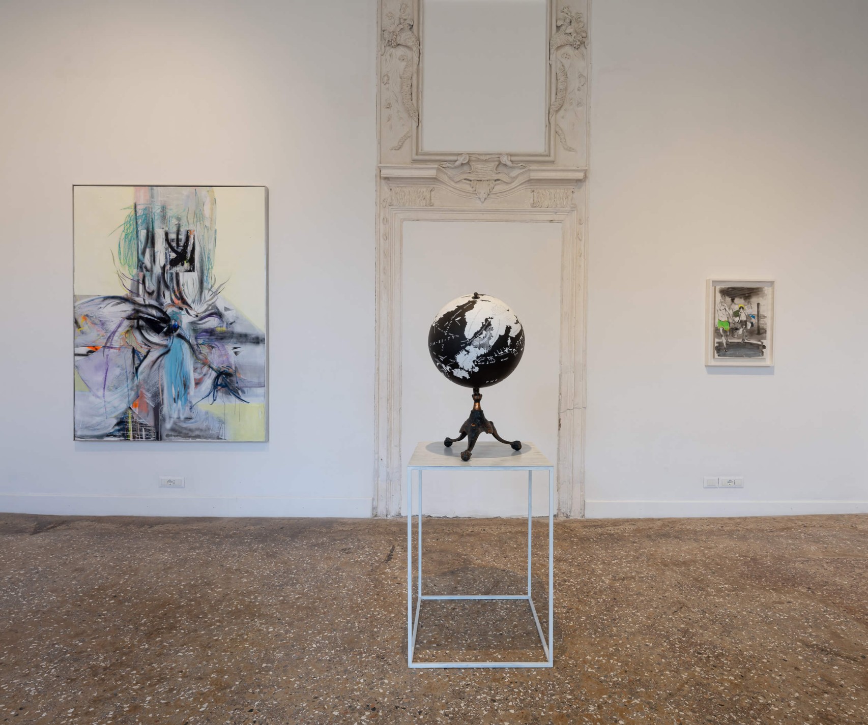 Exhibition view, « PLANET B, Climate Change and the New Sublime », Radicants Internationals, curated by Nicolas Bourriaud, Palazzo Bollani, Venice, Italy, 2022. © Andrea Avezzù.  