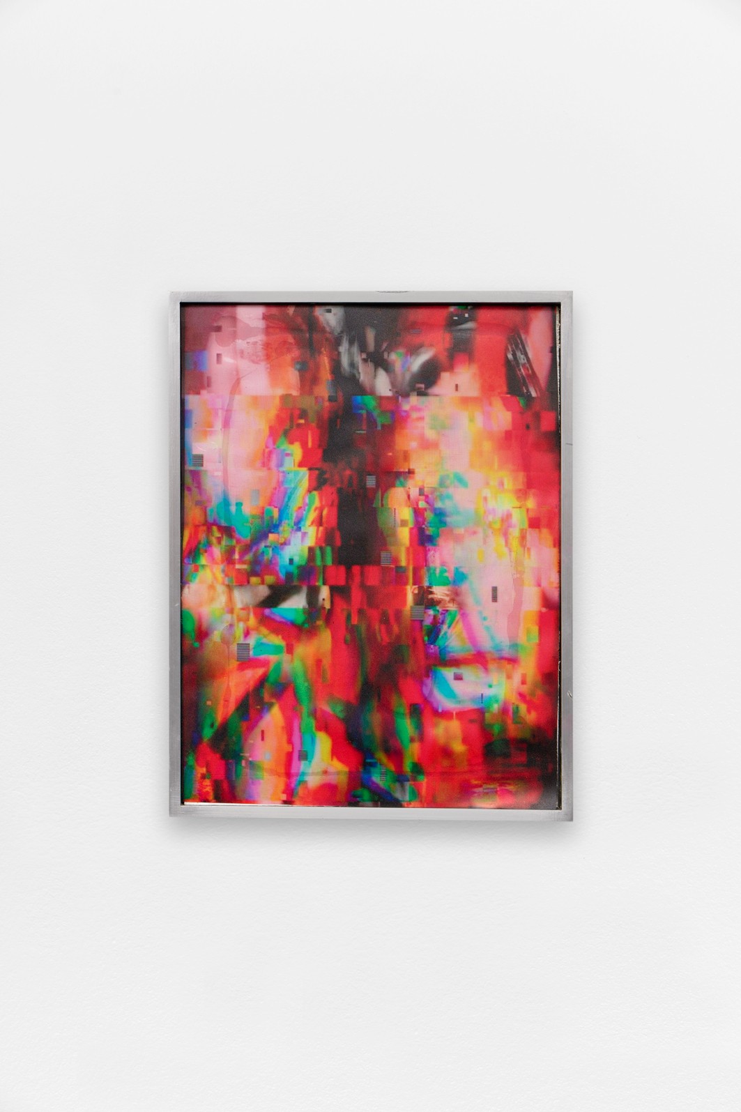 *Soft Fruit Growing*, 2023, UV print on Photochromic film on cotton canvas, 26 x 20 cm. Courtesy the artist & Spiaggia Libera, Paris. © Aurélien Mole