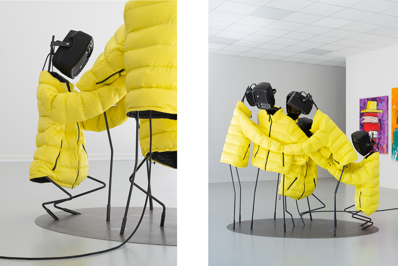 Exhibition view, « Nervous Energy », Tick Tack, Anvers, Belgium, 2023.