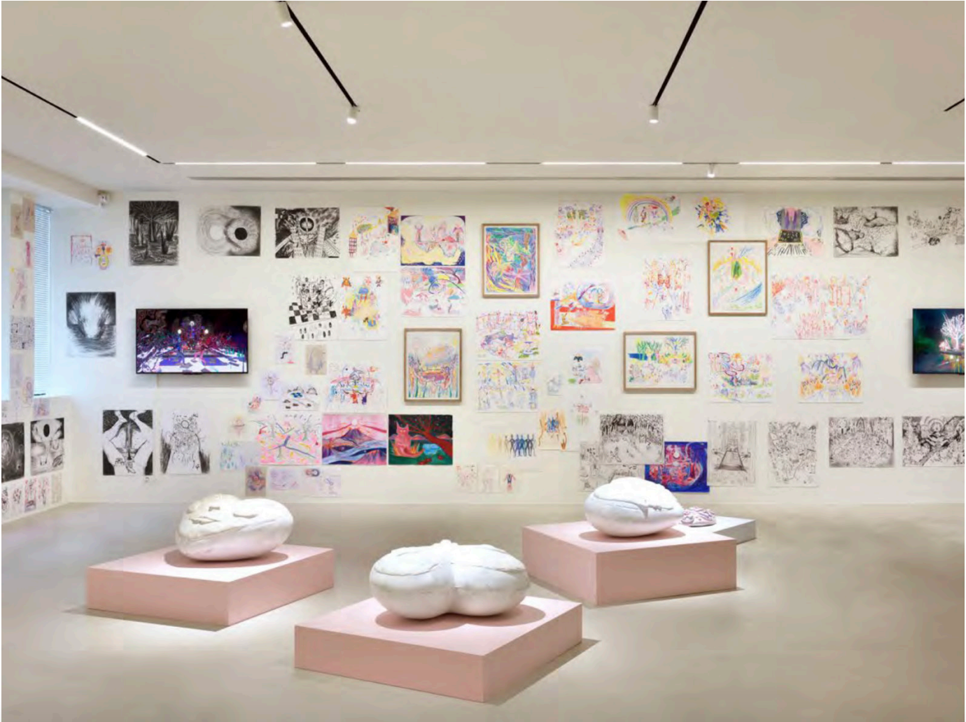 Exhibition view, « Claire Nicolet & Valentin Ranger », Galerie du jour agnès b. / La Fab, Paris, 2022.