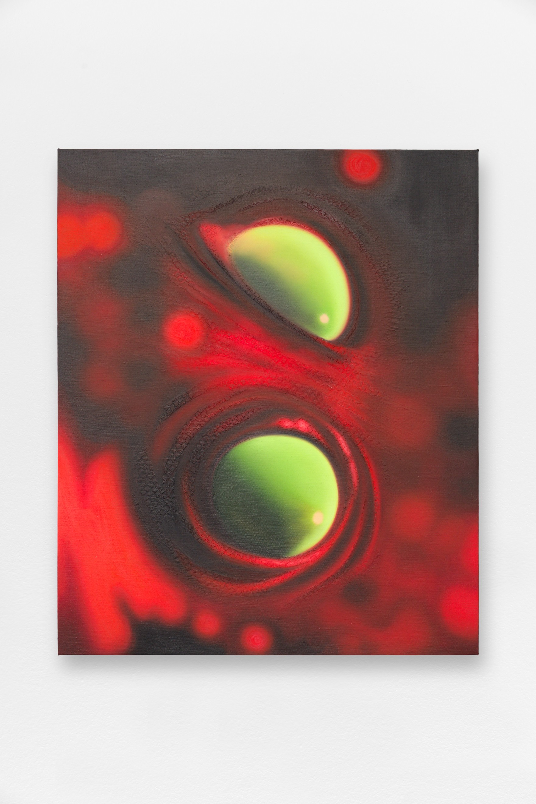 Ánima Correa, *Sleeper*, 2024, oil paint on linen, 61 x 51 cm. Courtesy the artist & Spiaggia Libera, Paris. © Aurélien Mole