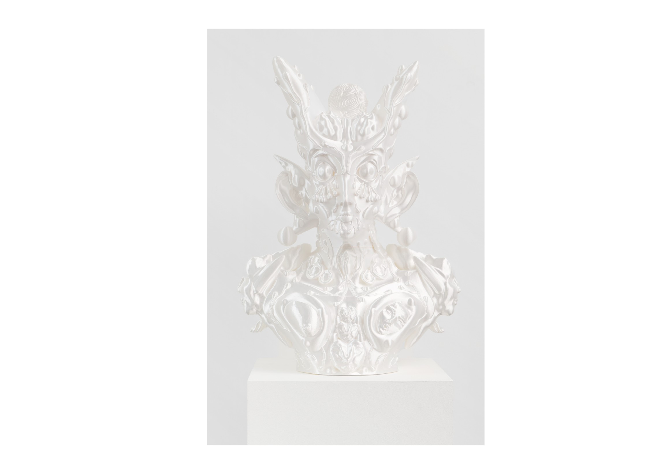 *Mort*, 2024, 3D print, 68.9 x 31.8 x 48.8 cm. Courtesy the artist & Spiaggia Libera, Paris. © Aurélien Mole