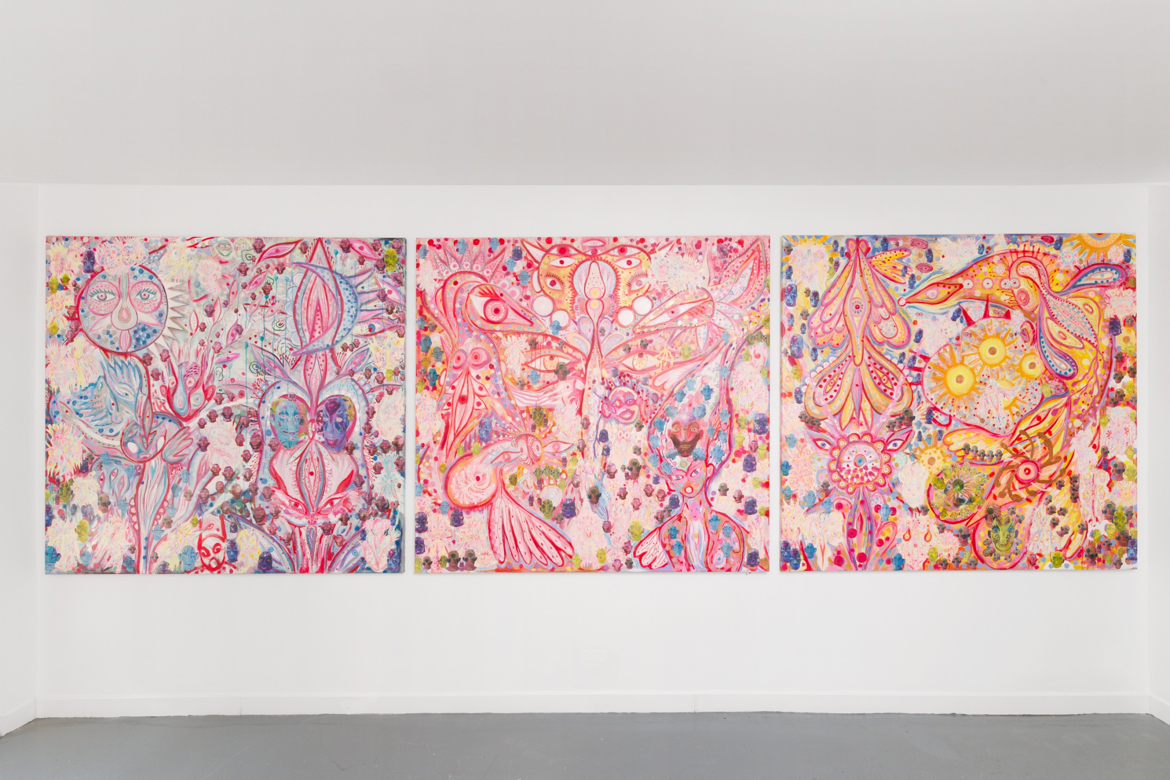 Exhibition view, « Infected/Disfigured », Spiaggia Libera, Paris, France, 2024. Courtesy the artist & Spiaggia Libera, Paris. © Aurélien Mole