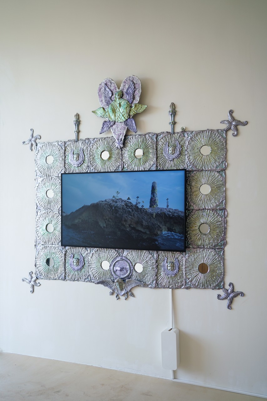 Exhibition view, *Odyssea. Acte I : Le chant des sirènes*, LA PLAGE, Marseille, 2024. Photo © Gregg Bréhin