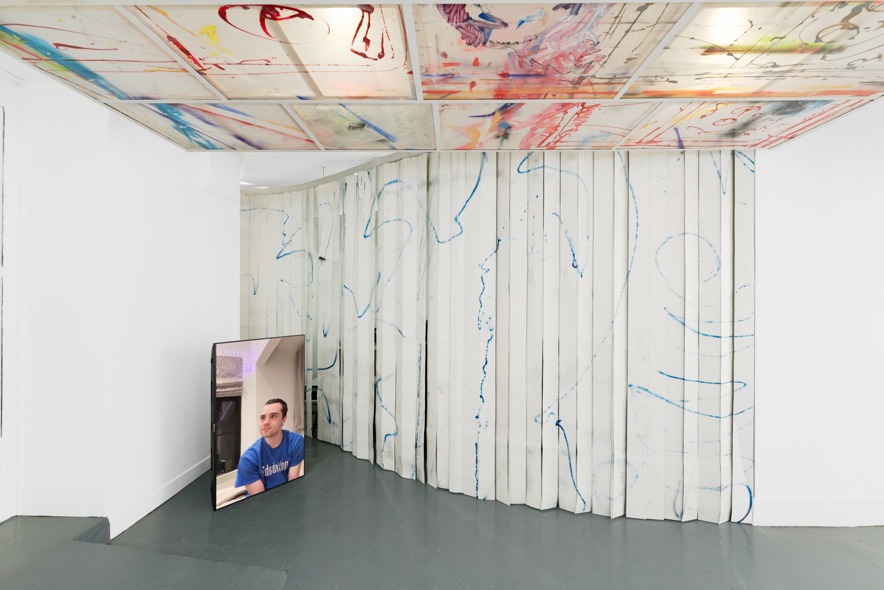 Exhibition view, “rien sans peine”, spiaggia libera, Paris, France, 2024. Photo © Aurélien Mole