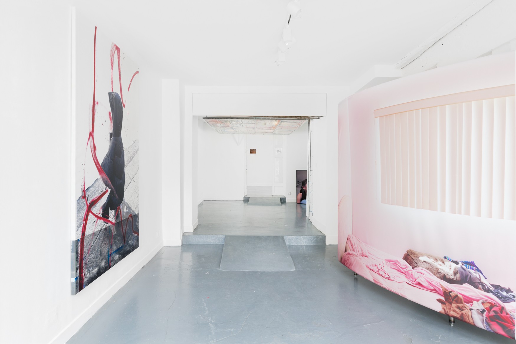 Exhibition view, “rien sans peine”, spiaggia libera, Paris, France, 2024. Photo © Aurélien Mole